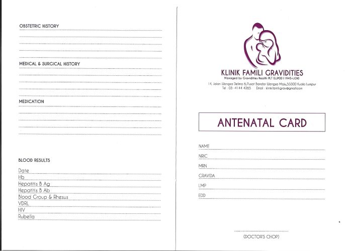 ANTENATAL CARD